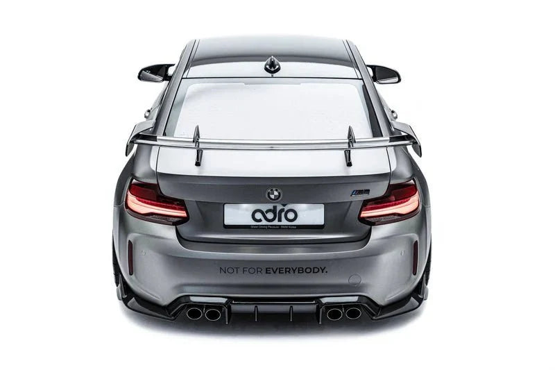 BMW 2 Series F22 & M2 F87 Pre-Preg Carbon Fibre AT-R1 Swan Neck Rear Wing by Adro (2014-2021) | Forge Automotive