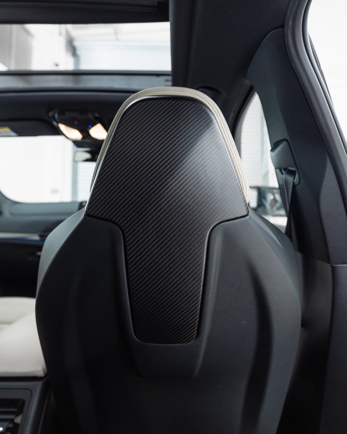 BMW G42, M2 G87, M3 G80 & M4 G82 Pre-Preg Matte Carbon Fibre Seat Back Covers by FORM | Forge Automotive
