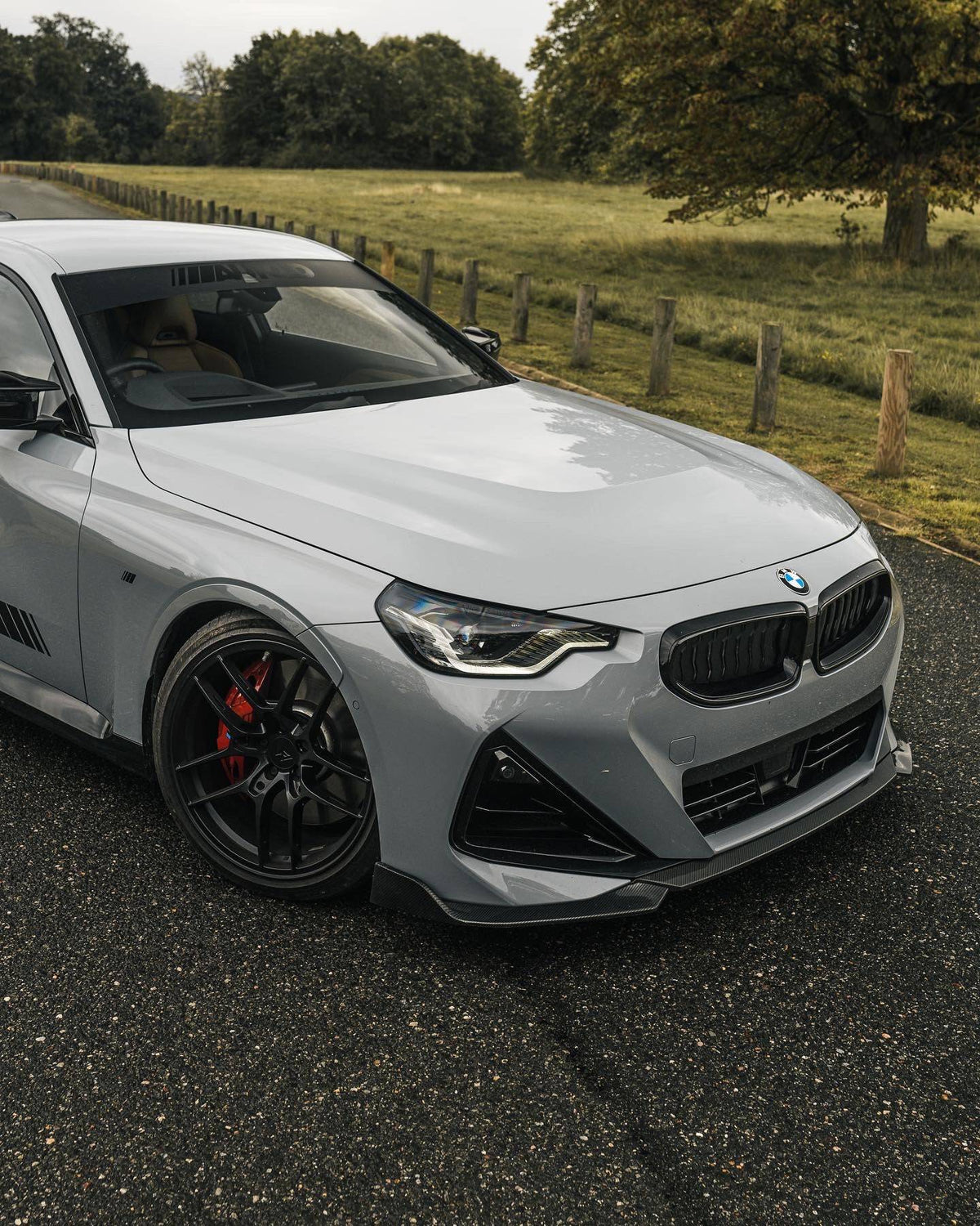 BMW 2 Series M Sport & M240i G42 FO-1 Carbon Fibre Front Splitter by FORM | Forge Automotive