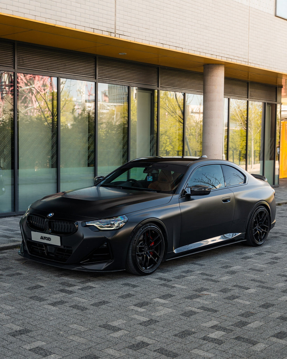 BMW 2 Series M Sport & M240i G42 Pre-preg Carbon Fibre ID-01 Front Splitter by TREVORA (2021+)