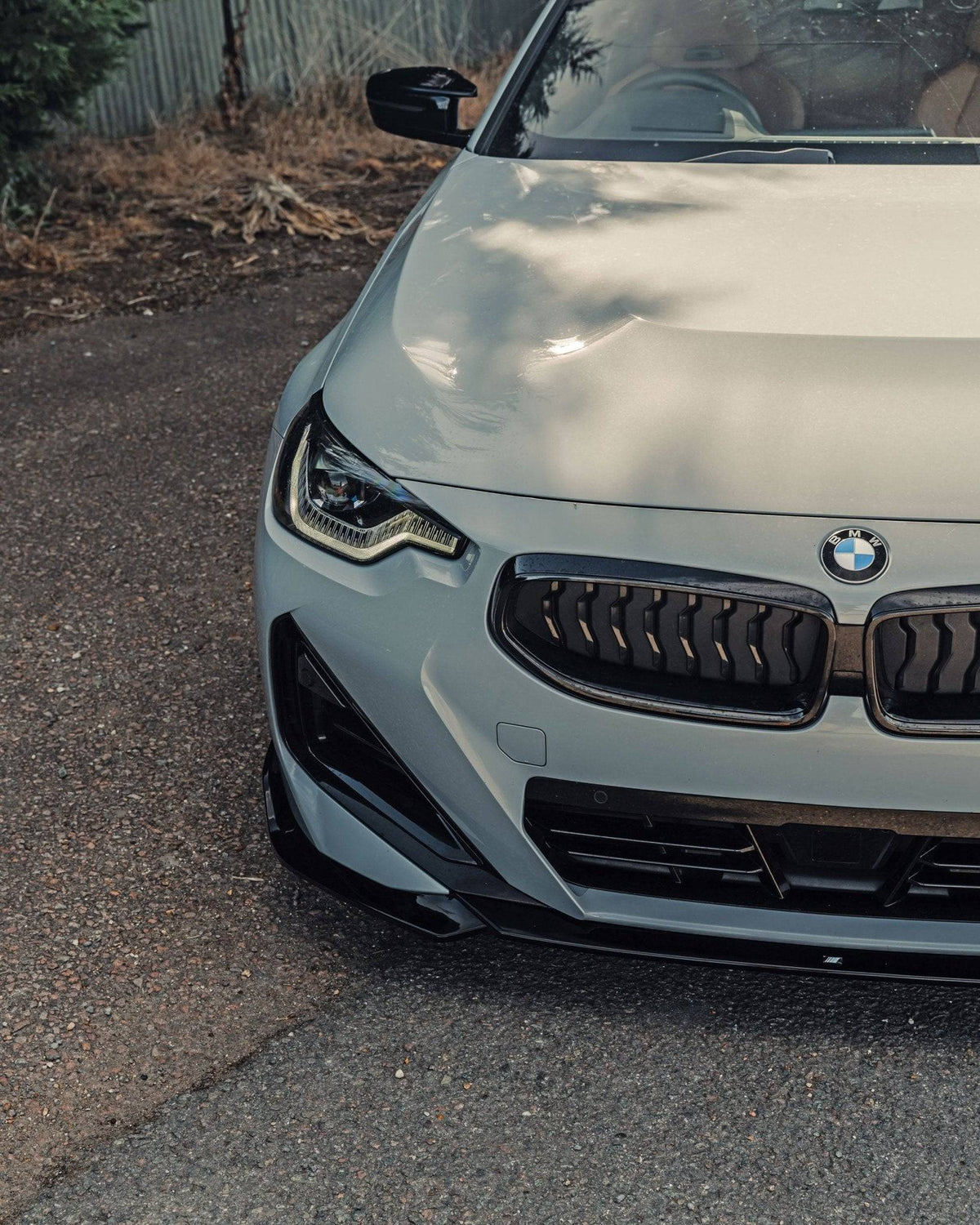 BMW 2 Series & M240i G42 Gloss Black Front Splitter by FORM | Forge Automotive