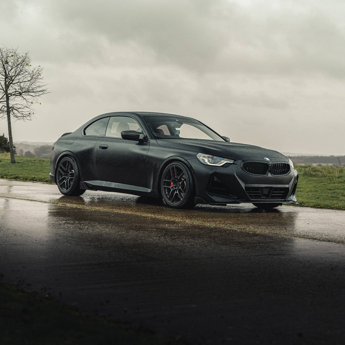 BMW 2 Series & M240i G42 Gloss Black Side Blade Winglets by FORM | Forge Automotive