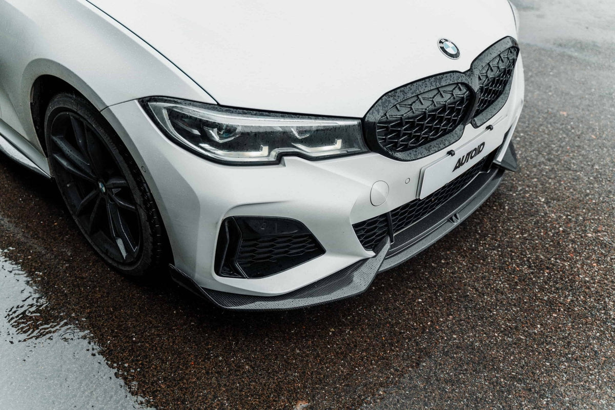 BMW 3 Series M340i G20 G21 Pre-LCI Carbon Fibre Front Splitter by Adro (2018-2022) | Forge Automotive