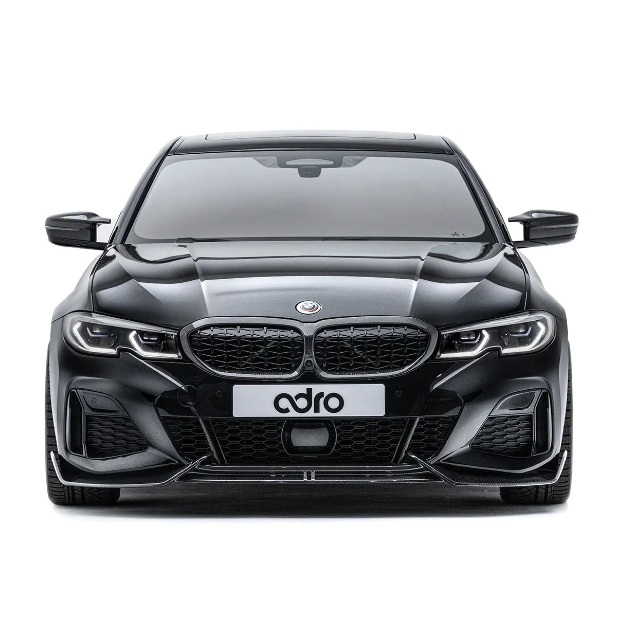 BMW 3 Series M340i G20 G21 Pre-LCI Carbon Fibre Front Splitter by Adro (2018-2022) | Forge Automotive