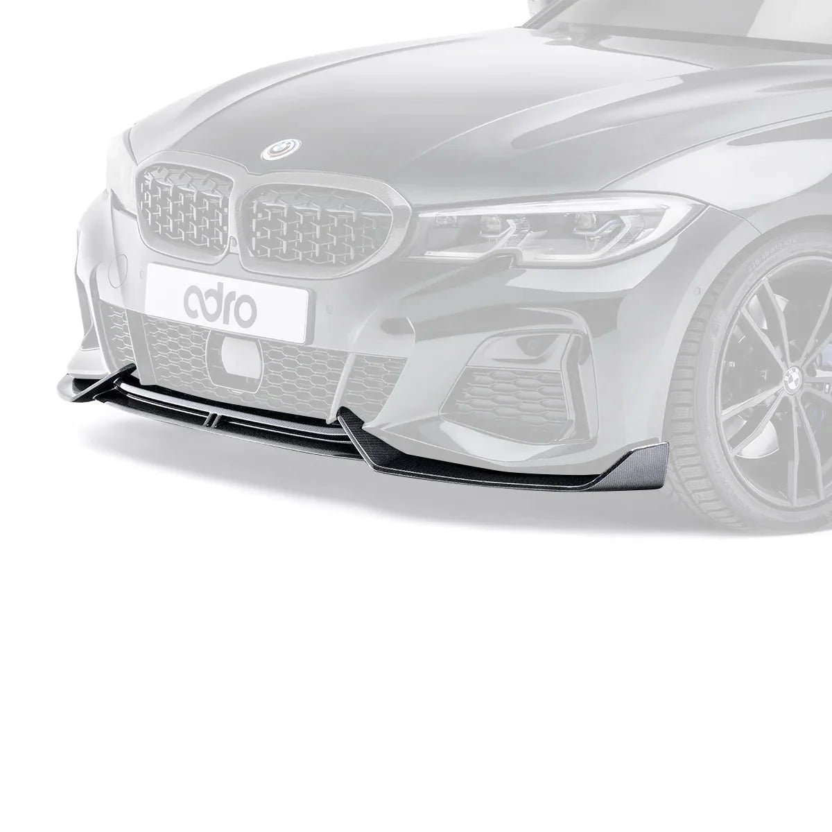 BMW 3 Series M340i G20 G21 Pre-LCI Carbon Fibre Front Splitter by Adro (2018-2022) | Forge Automotive
