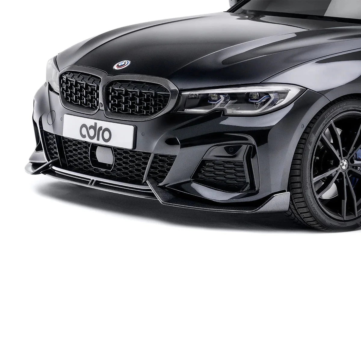 BMW 3 Series M340i G20 G21 Pre-LCI Carbon Fibre Front Splitter by Adro (2018-2022) | Forge Automotive