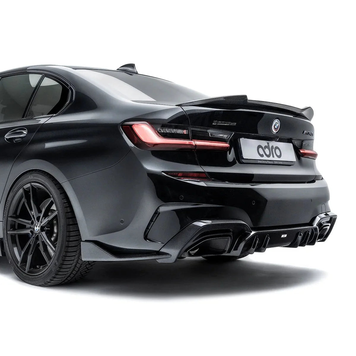 BMW 3 Series M340i G20 G21 Pre-LCI Carbon Fibre Rear Diffuser by Adro (2018-2022) | Forge Automotive