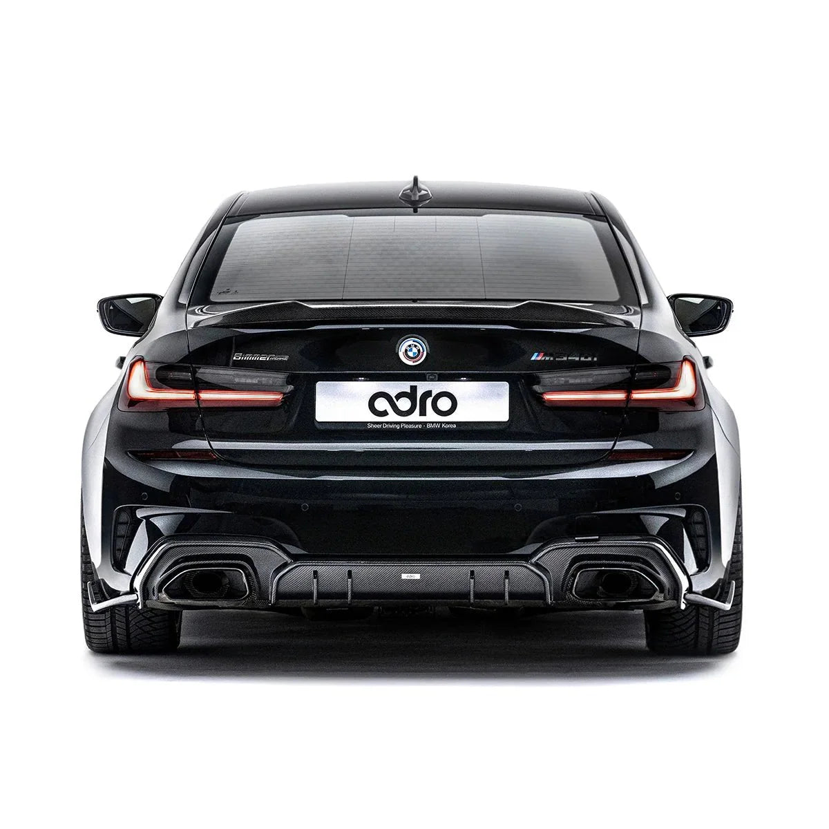 BMW 3 Series M340i G20 G21 Pre-LCI Carbon Fibre Rear Diffuser by Adro (2018-2022) | Forge Automotive