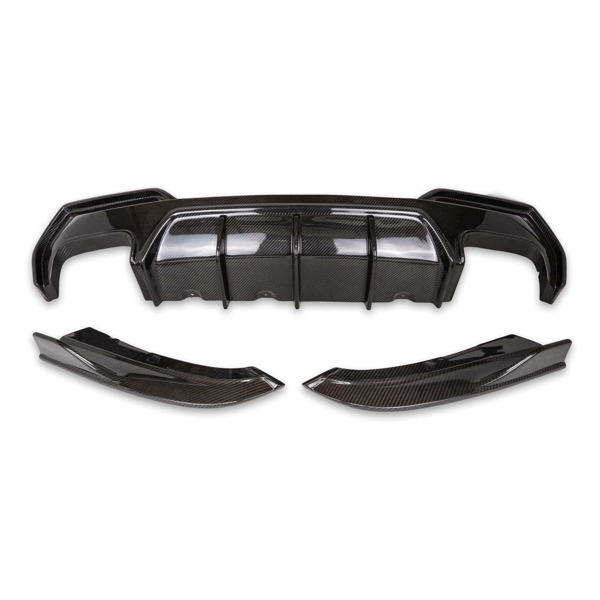 BMW 4 Series G22 G23 Carbon Fibre Competition Rear Diffuser Set by FORM (2020 on) | Forge Automotive