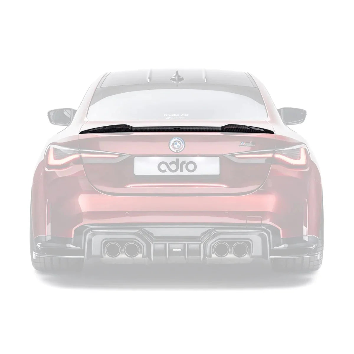 BMW 4 Series G22 & M4 G82 Dry Carbon Fibre Rear Boot Lip Spoiler by Adro (2020 on) | Forge Automotive