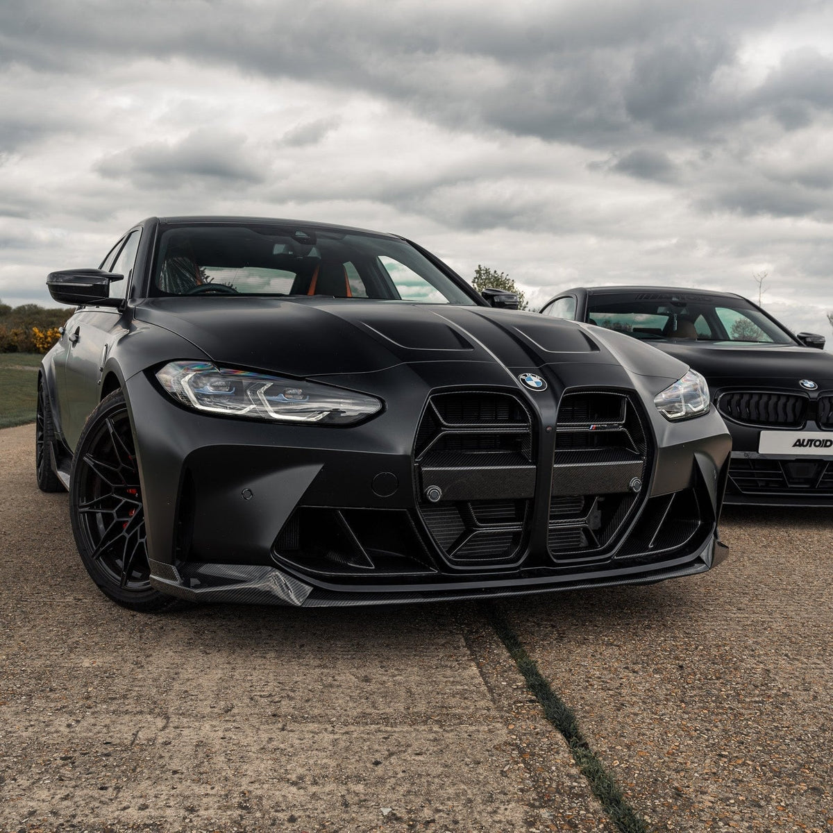 BMW G80 G81 M3 & G82 G83 M4 Pre-Preg Carbon Fibre T-CSL Front Kidney Grilles by FORM | Forge Automotive