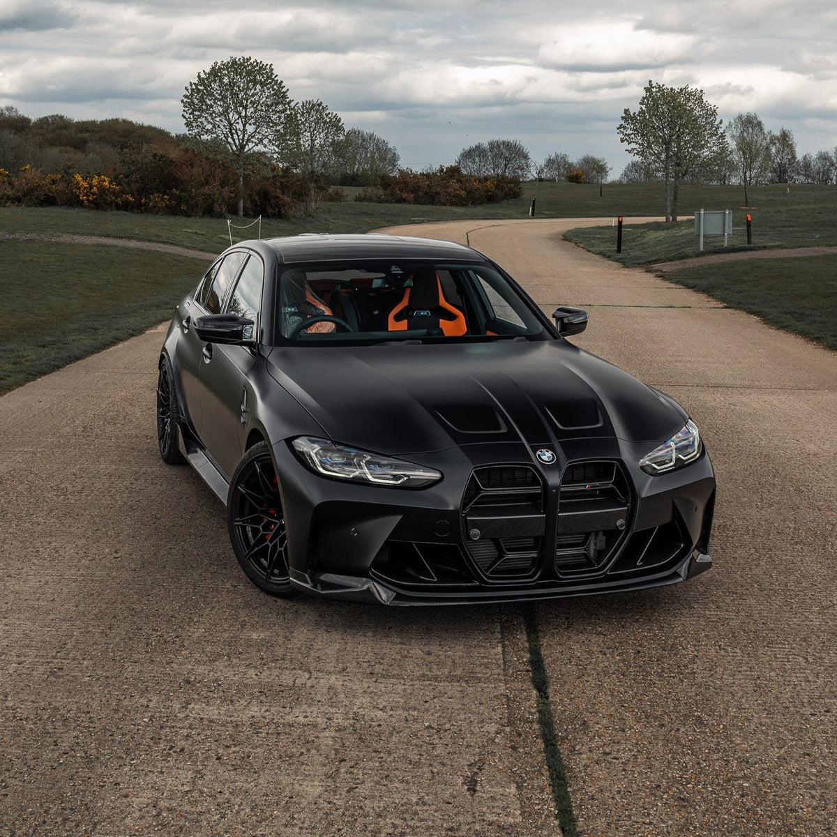 BMW G80 G81 M3 & G82 G83 M4 Pre-Preg Carbon Fibre T-CSL Front Kidney Grilles by FORM | Forge Automotive