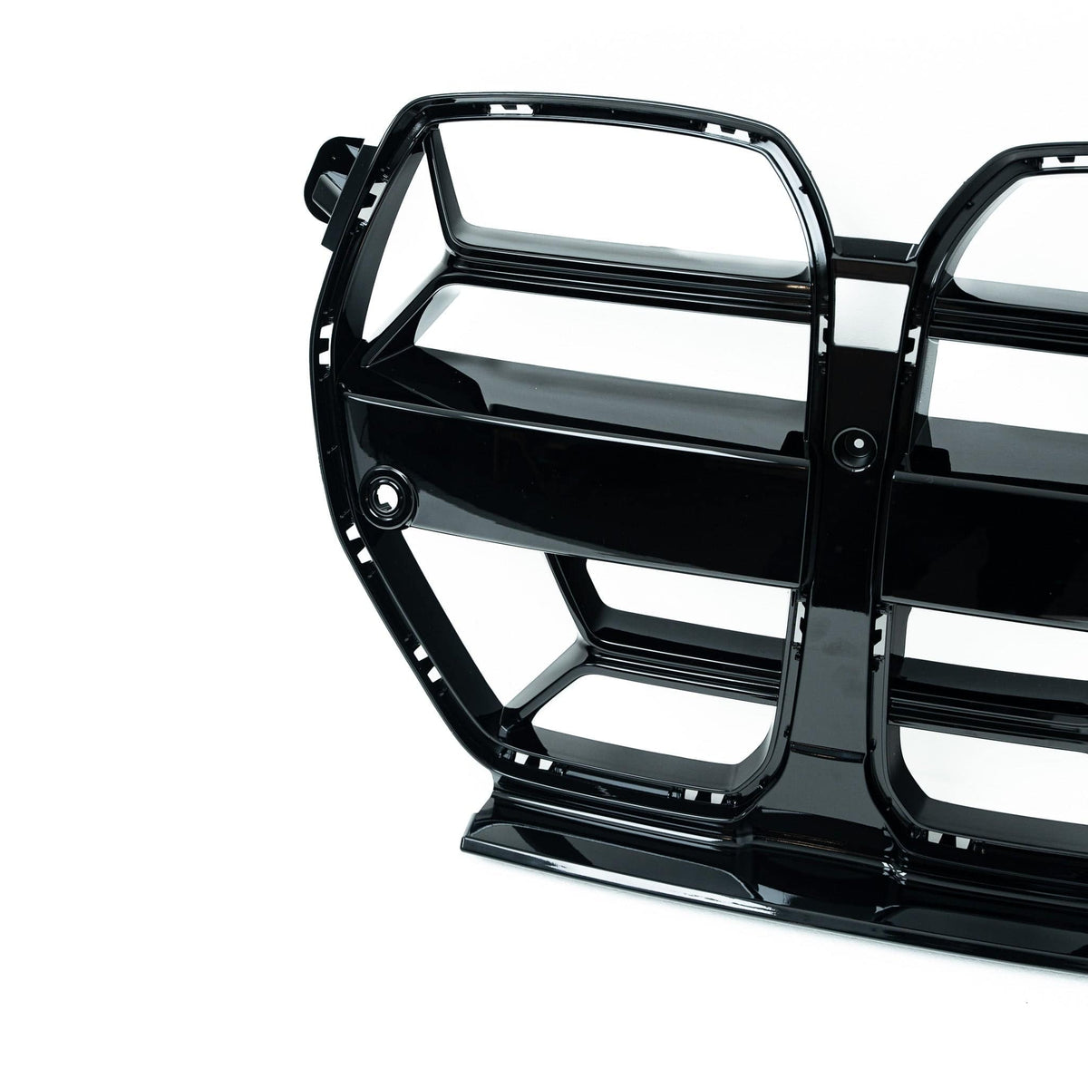 BMW G80 G81 M3 & G82 G83 M4 Gloss Black E-CSL Style Front Kidney Grilles with ACC by FORM | Forge Automotive