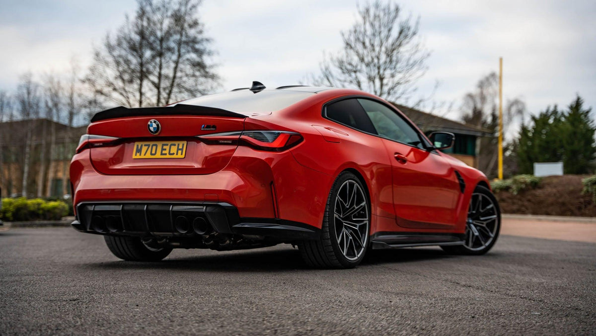 BMW G82 M4 & G22 4 Series Pre-Preg Carbon Fibre Ducktail Rear Spoiler by FORM | Forge Automotive