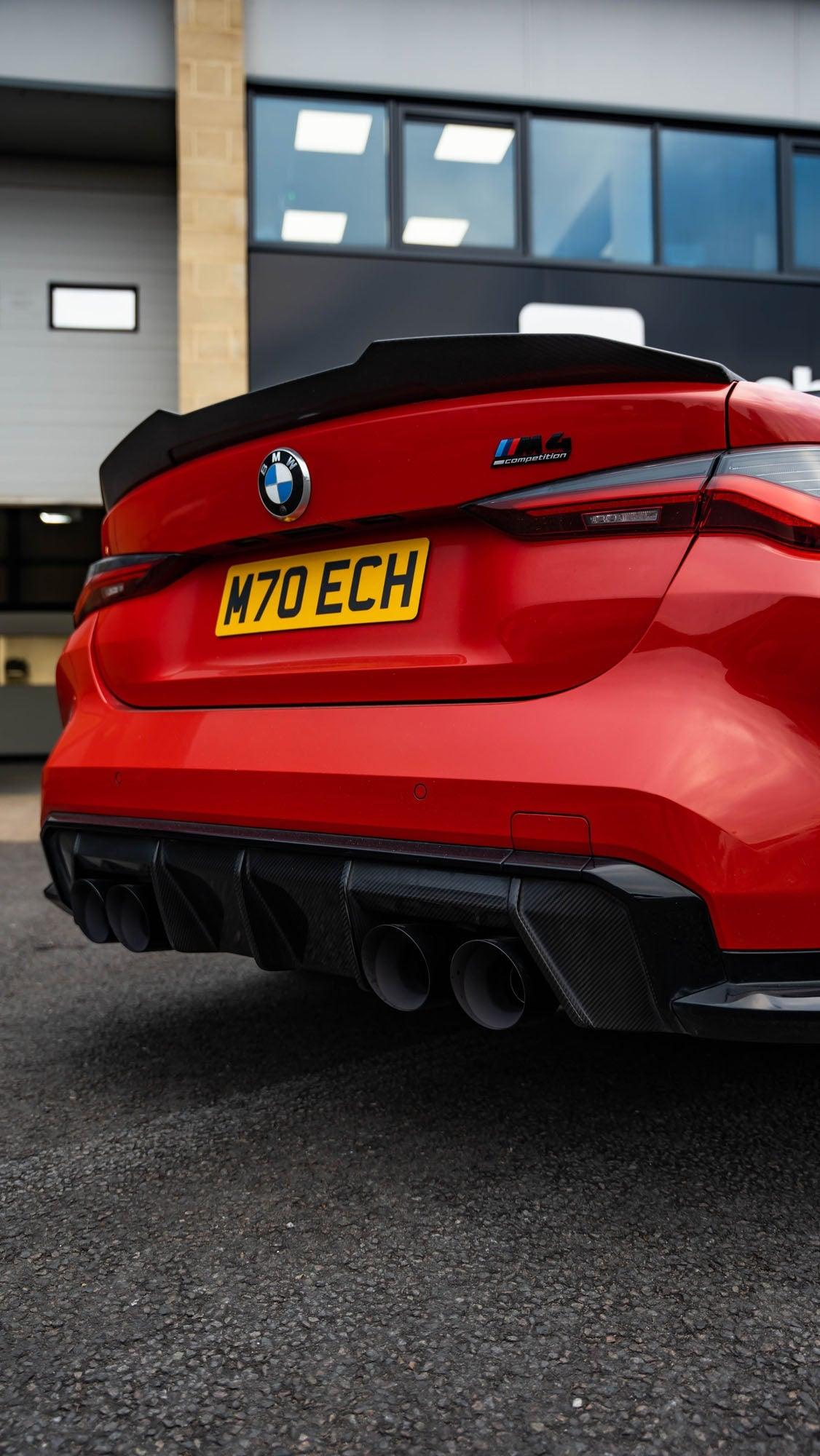BMW G82 M4 & G22 4 Series Pre-Preg Carbon Fibre Ducktail Rear Spoiler by FORM | Forge Automotive