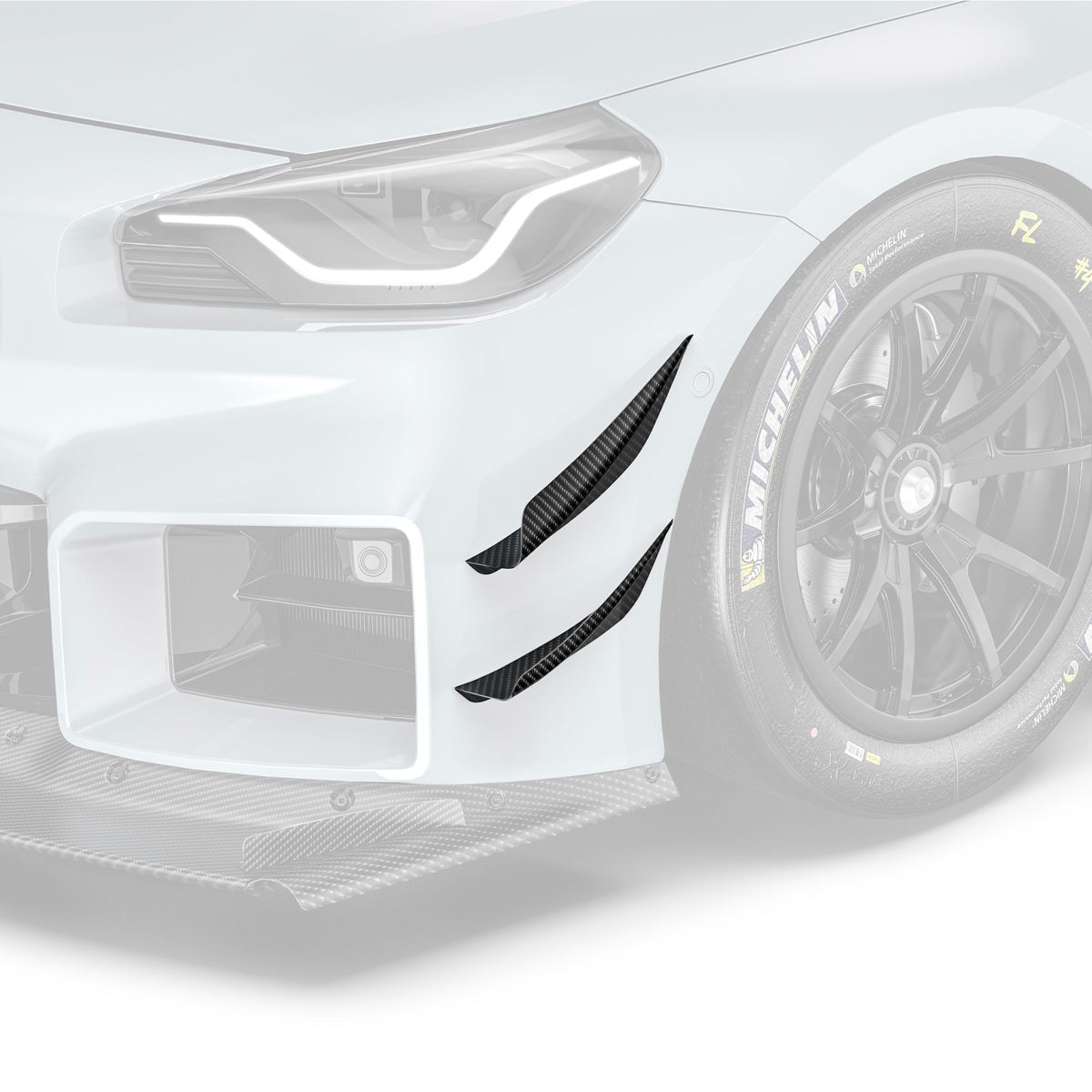 BMW M2 G87 ARD Pre-Preg Race Canards by Adro (2023 on) | Forge Automotive