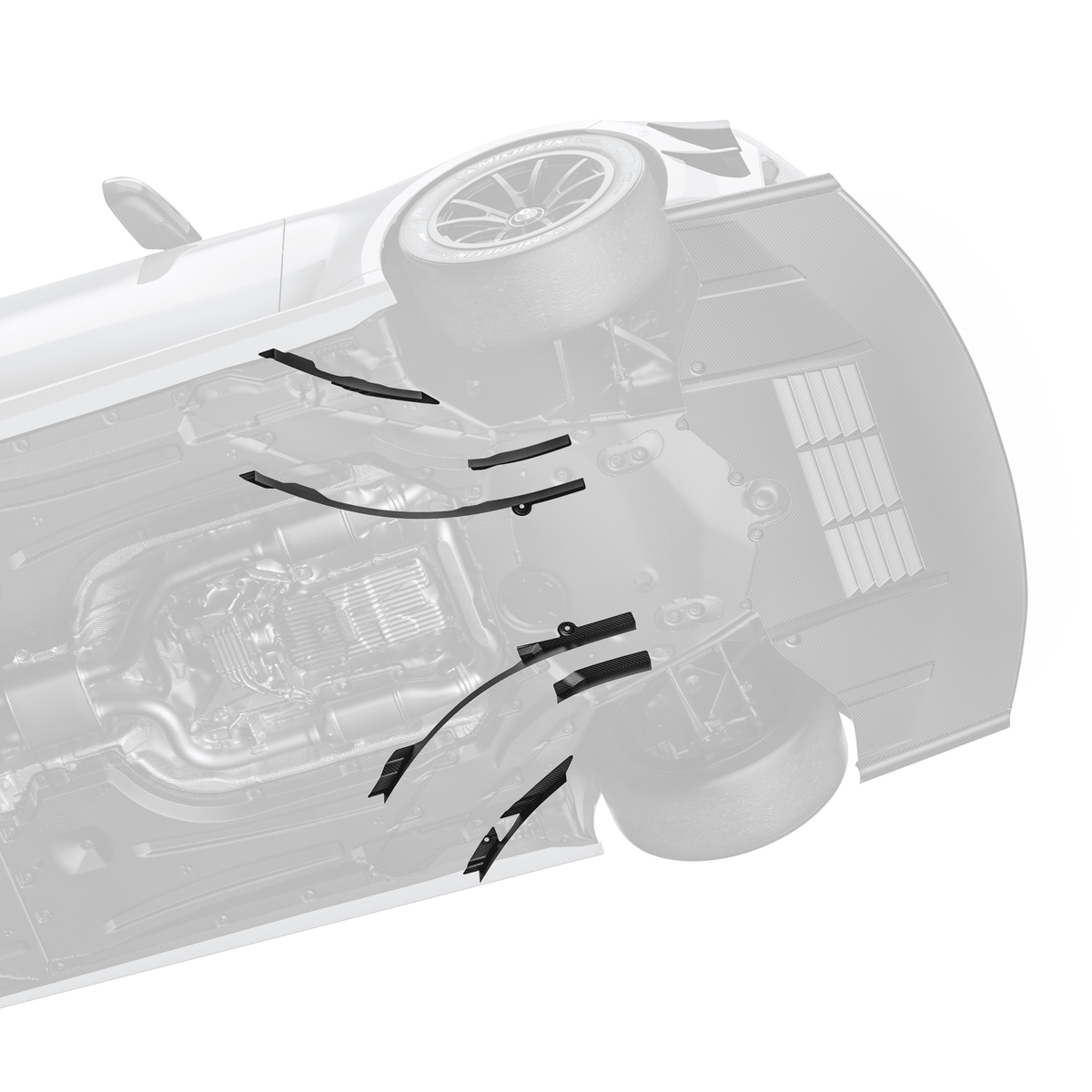BMW M2 G87 ARD Pre-Preg Race Undervanes by Adro (2023 on) | Forge Automotive