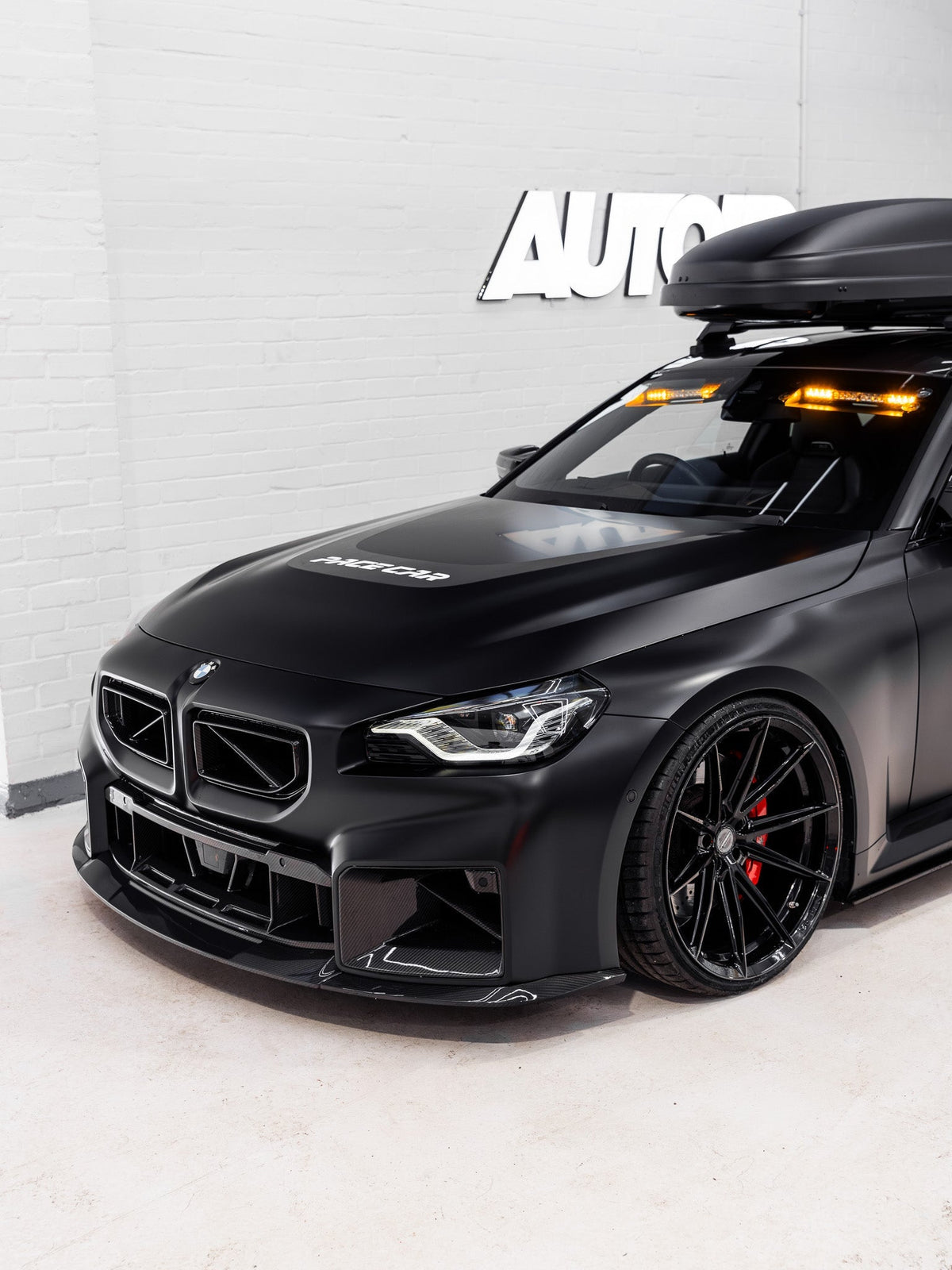 BMW G87 M2 TR87 Pre-preg Carbon Fibre Flat Front Splitter by TREVORA (2023+)