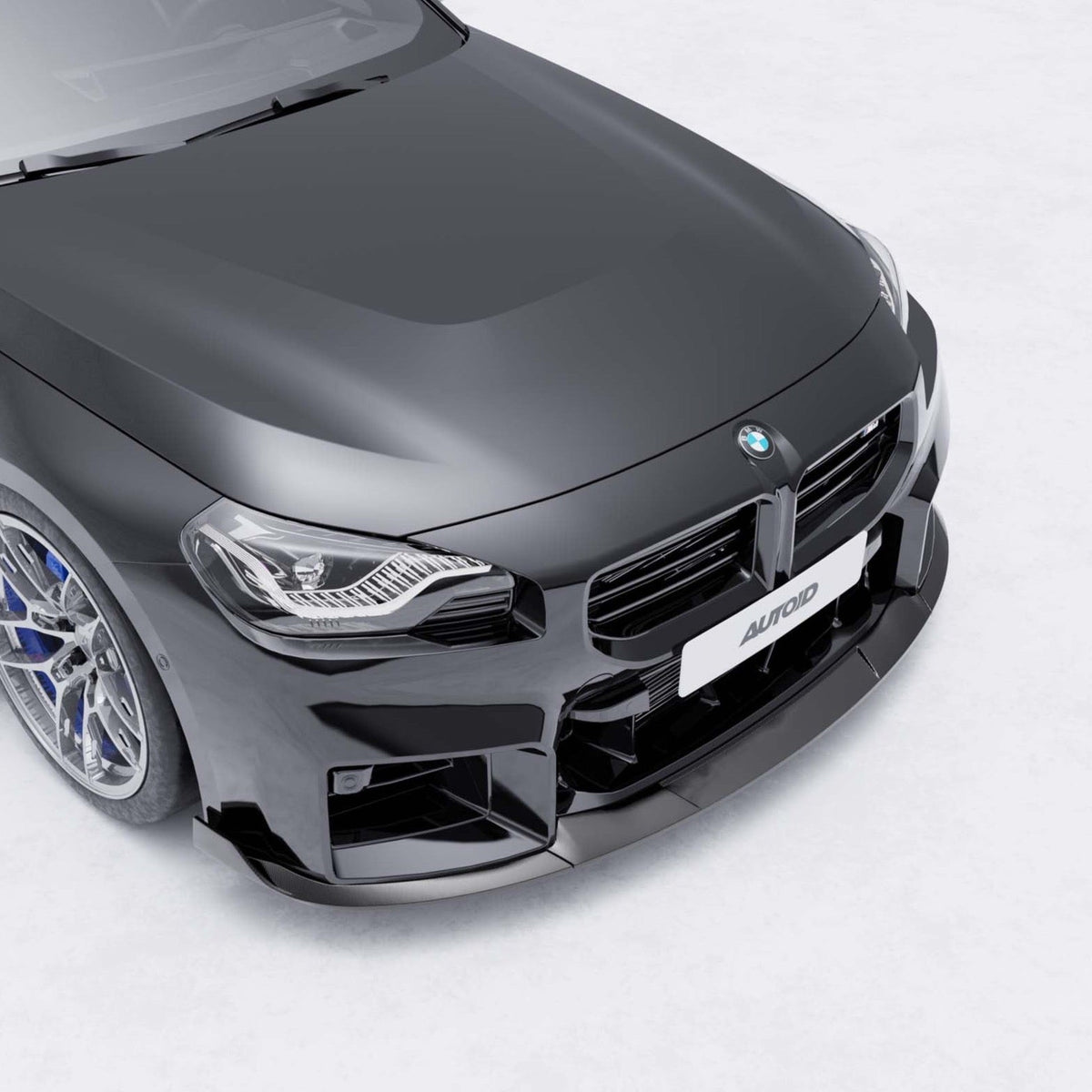 BMW G87 M2 TR87 Pre-preg Carbon Fibre Front Splitter with Winglets by TREVORA (2023+)