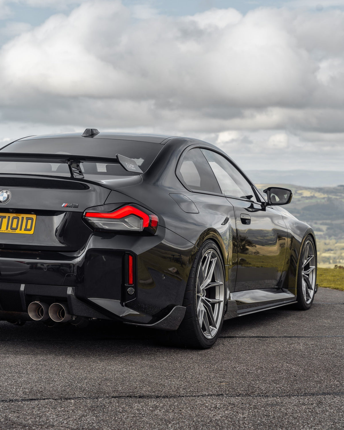 BMW G87 M2 TR87 Pre-preg Carbon Fibre Rear Bumper Winglets by TREVORA (2023+)
