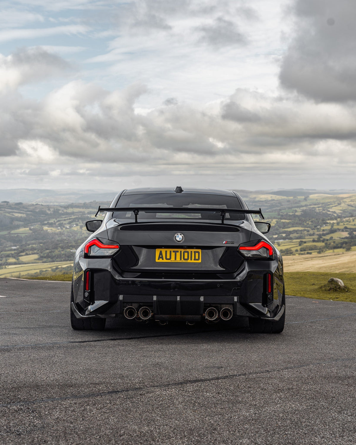 BMW G87 M2 TR87 Pre-preg Carbon Fibre Rear Bumper Winglets by TREVORA (2023+)