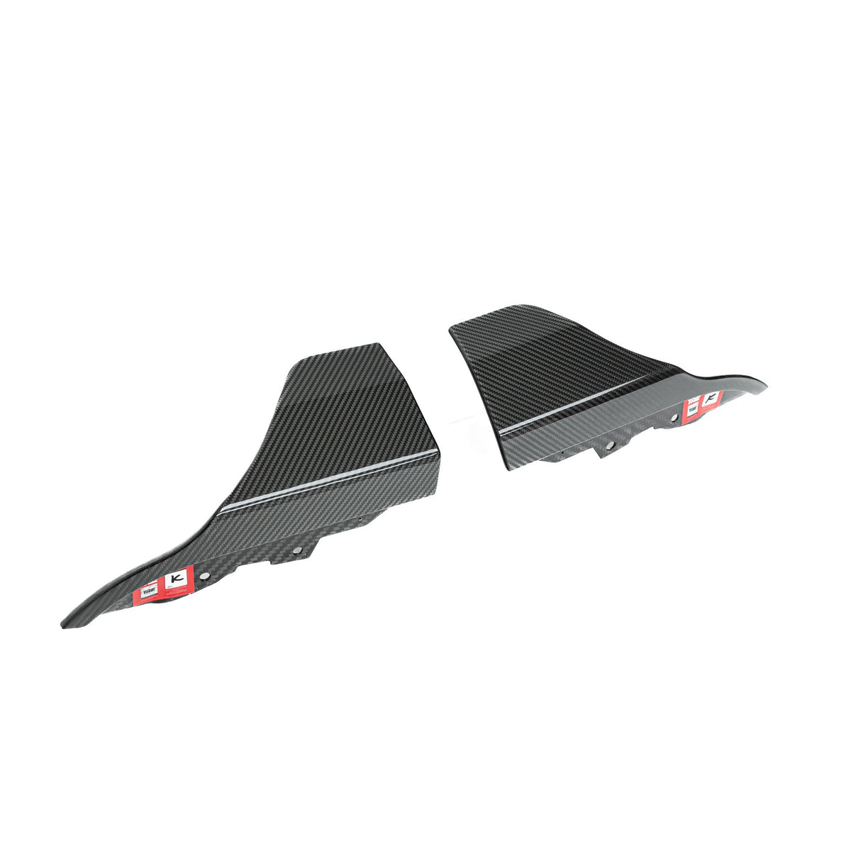 BMW G87 M2 TR87 Pre-preg Carbon Fibre Rear Bumper Winglets by TREVORA (2023+)