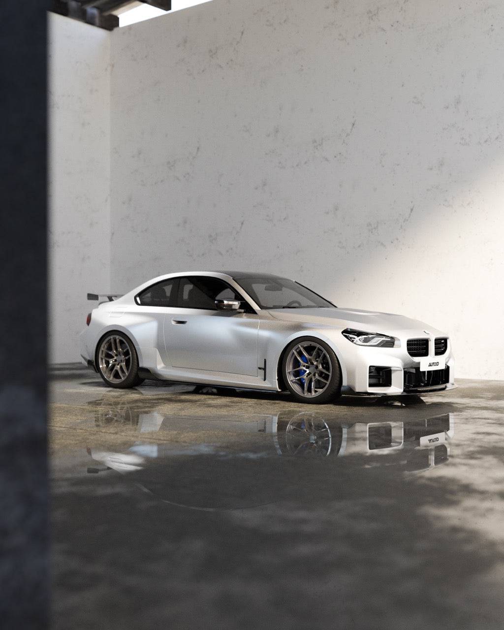 BMW G87 M2 TR87 Pre-preg Carbon Fibre Rear Bumper Winglets by TREVORA (2023+)
