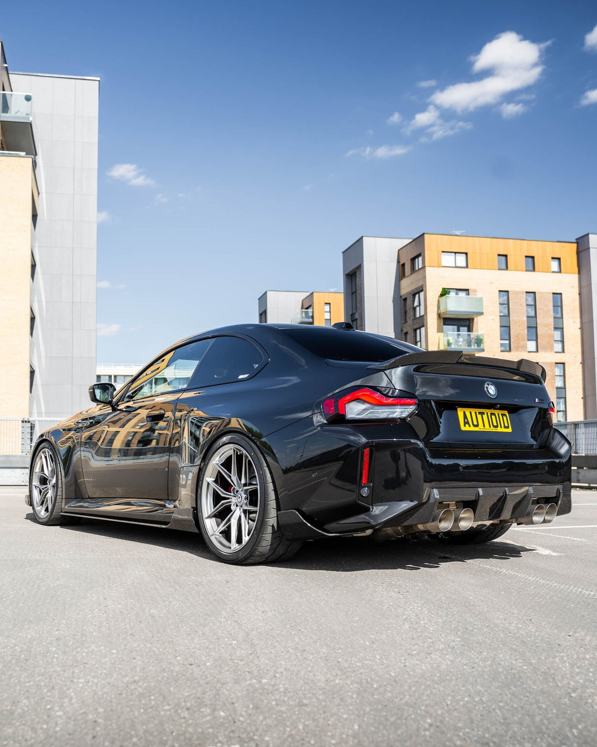 BMW G87 M2 TR87 Pre-preg Carbon Fibre Rear Bumper Winglets by TREVORA (2023+)