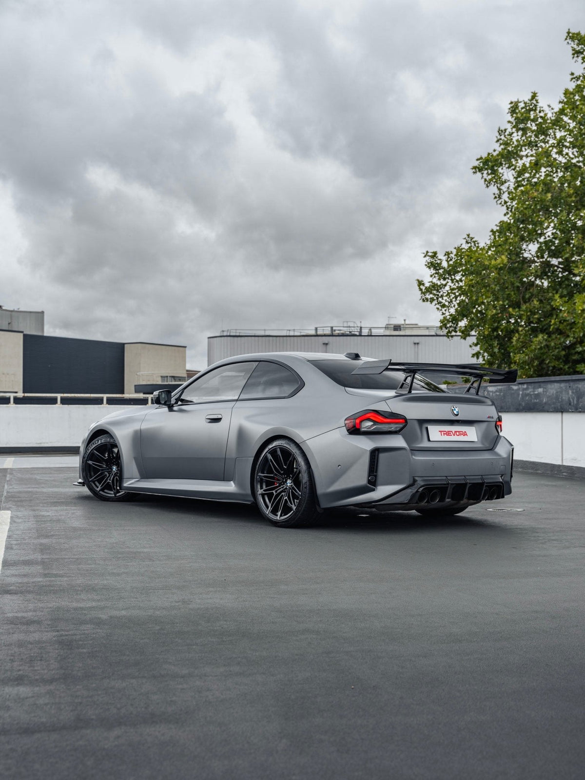 BMW G87 M2 TR87 Track Pre-Preg Carbon Fibre Rear Wing by TREVORA (2022+)