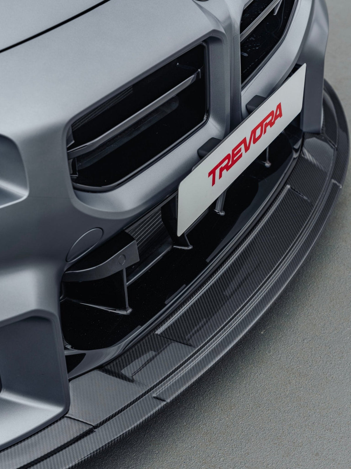 BMW G87 M2 TR87 Track Pre-Preg Carbon Fibre Front Splitter by TREVORA (2023+)