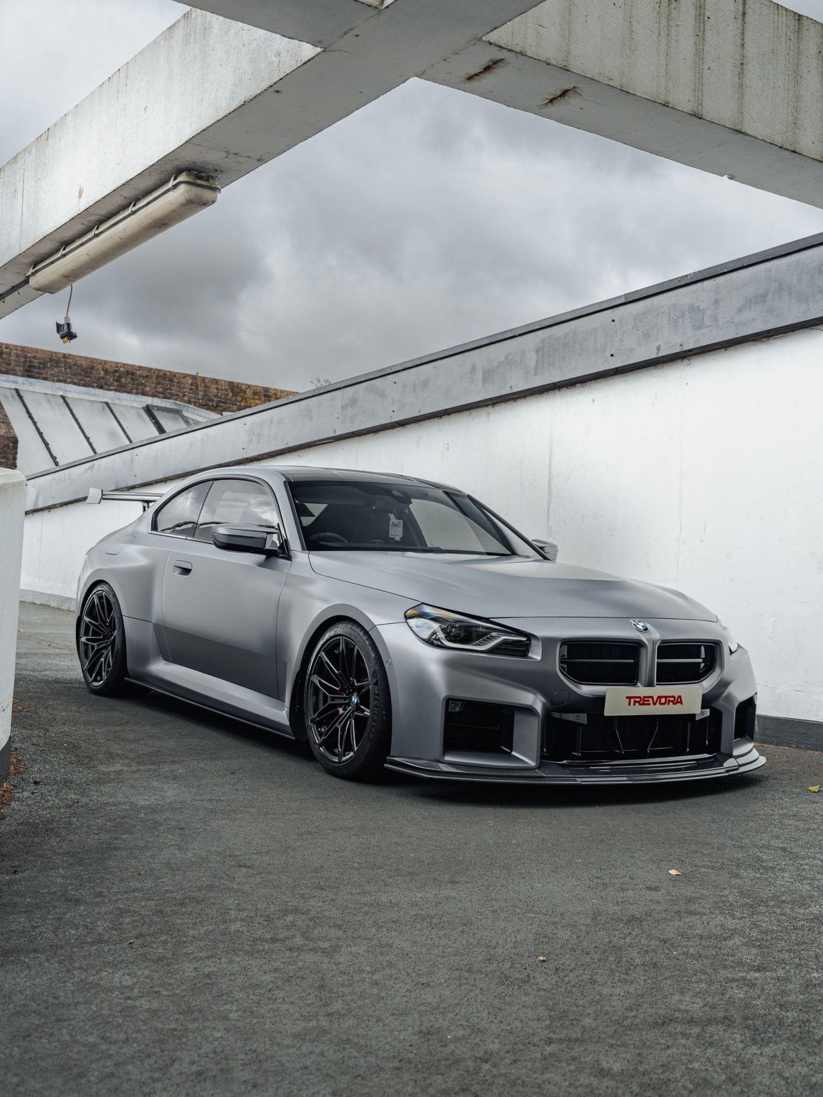 BMW G87 M2 TR87 Track Pre-Preg Carbon Fibre Front Splitter by TREVORA (2023+)