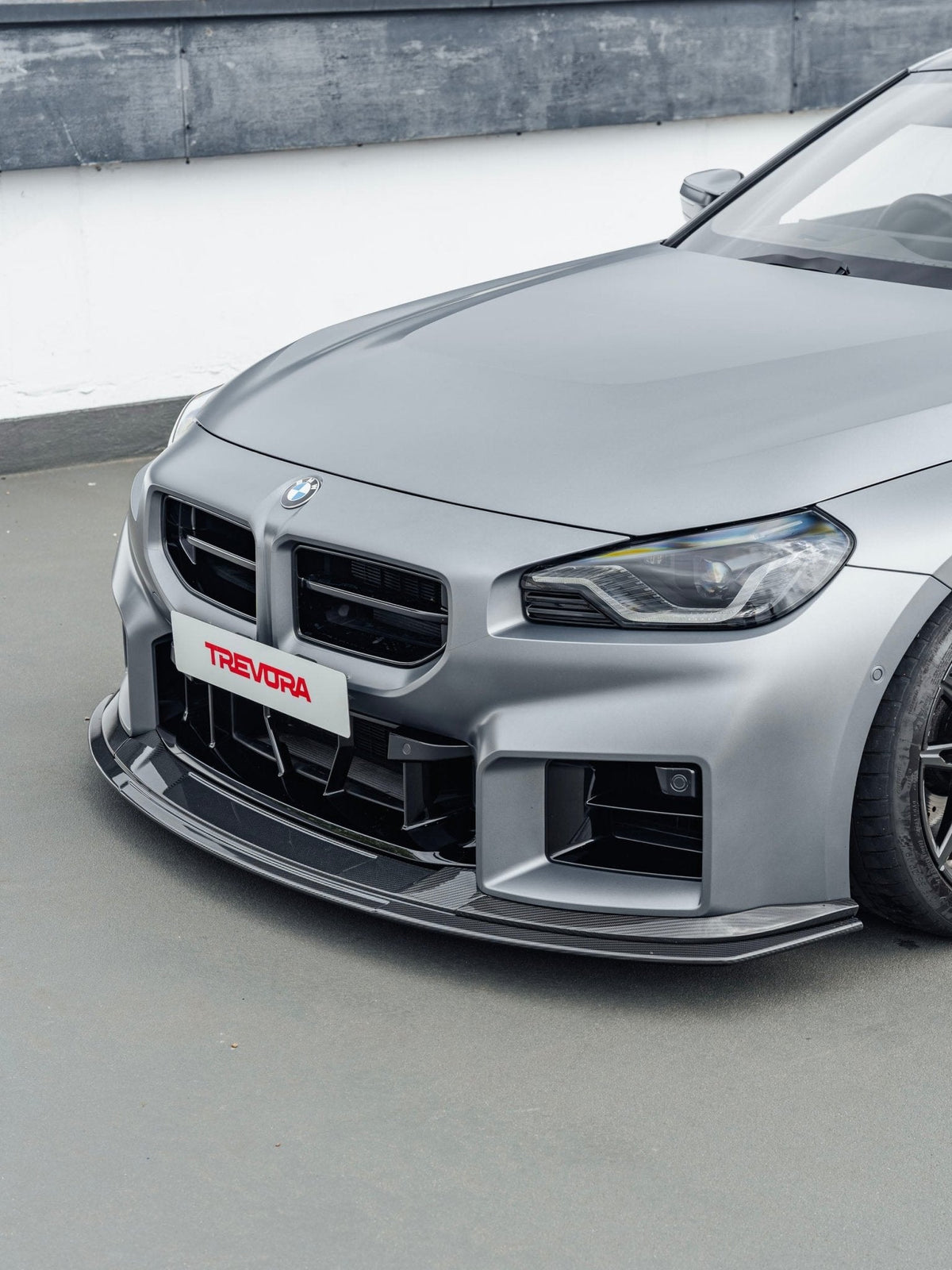 BMW G87 M2 TR87 Track Pre-Preg Carbon Fibre Front Splitter by TREVORA (2023+)