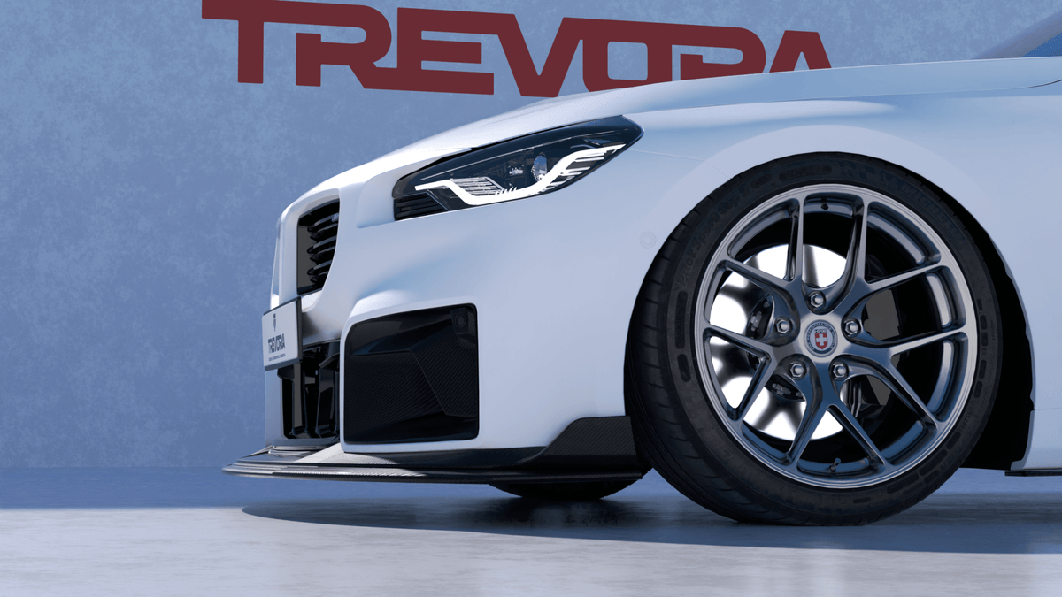 BMW G87 M2 TR87 Track Pre-Preg Carbon Fibre Front Splitter by TREVORA (2023+)