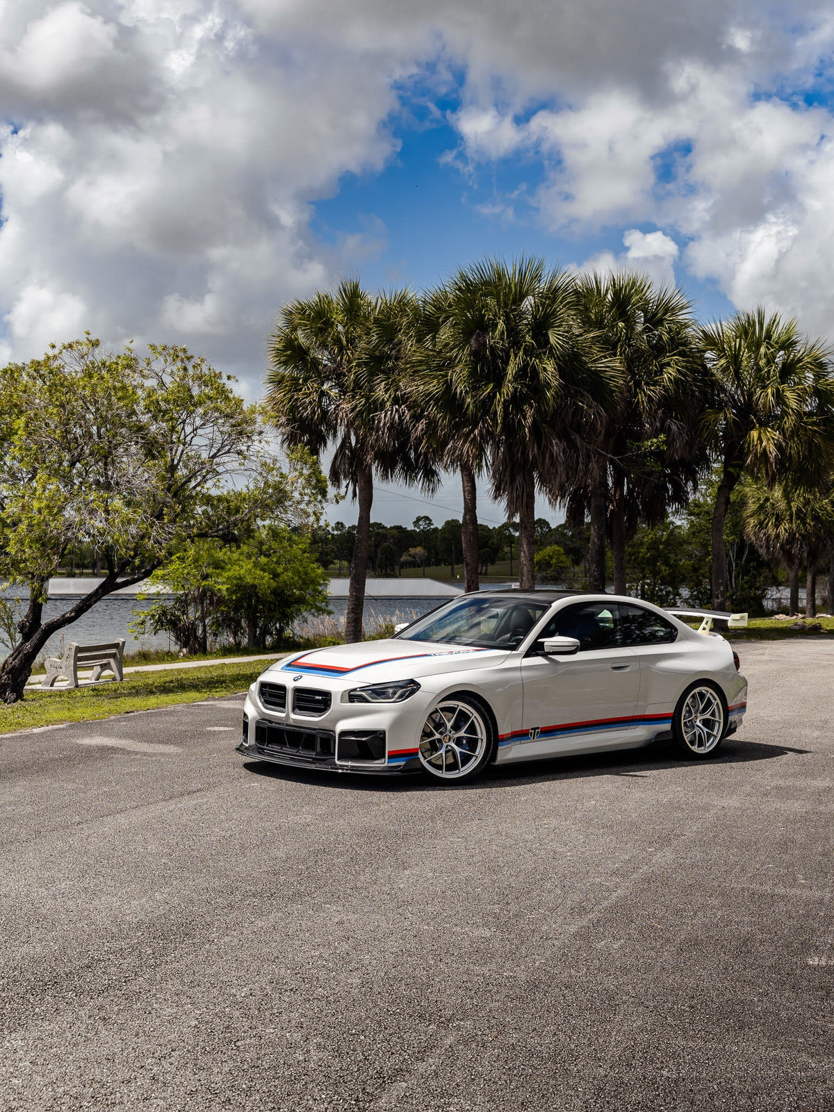 BMW G87 M2 TR87 Track Pre-Preg Carbon Fibre Front Splitter by TREVORA (2023+)