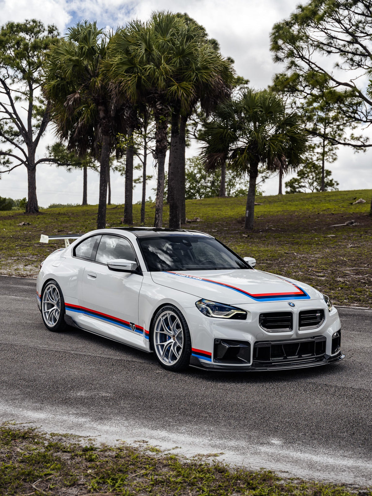 BMW G87 M2 TR87 Track Pre-Preg Carbon Fibre Front Splitter by TREVORA (2023+)