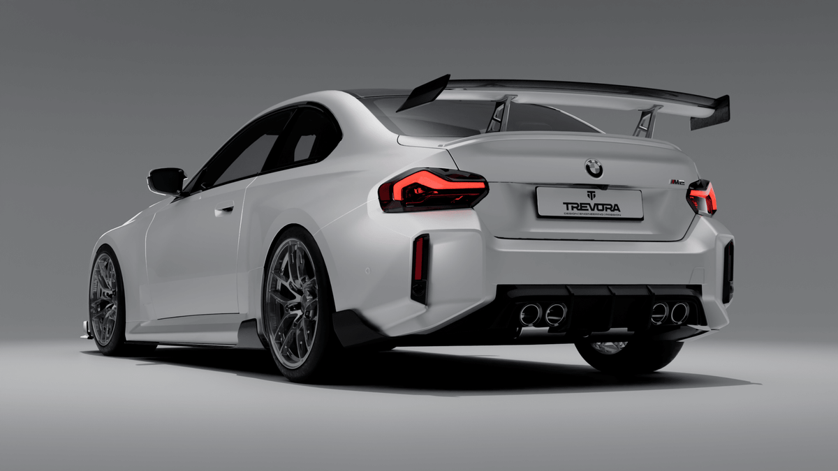 BMW G87 M2 TR87 Track Pre-Preg Carbon Fibre Rear Wing by TREVORA (2022+)