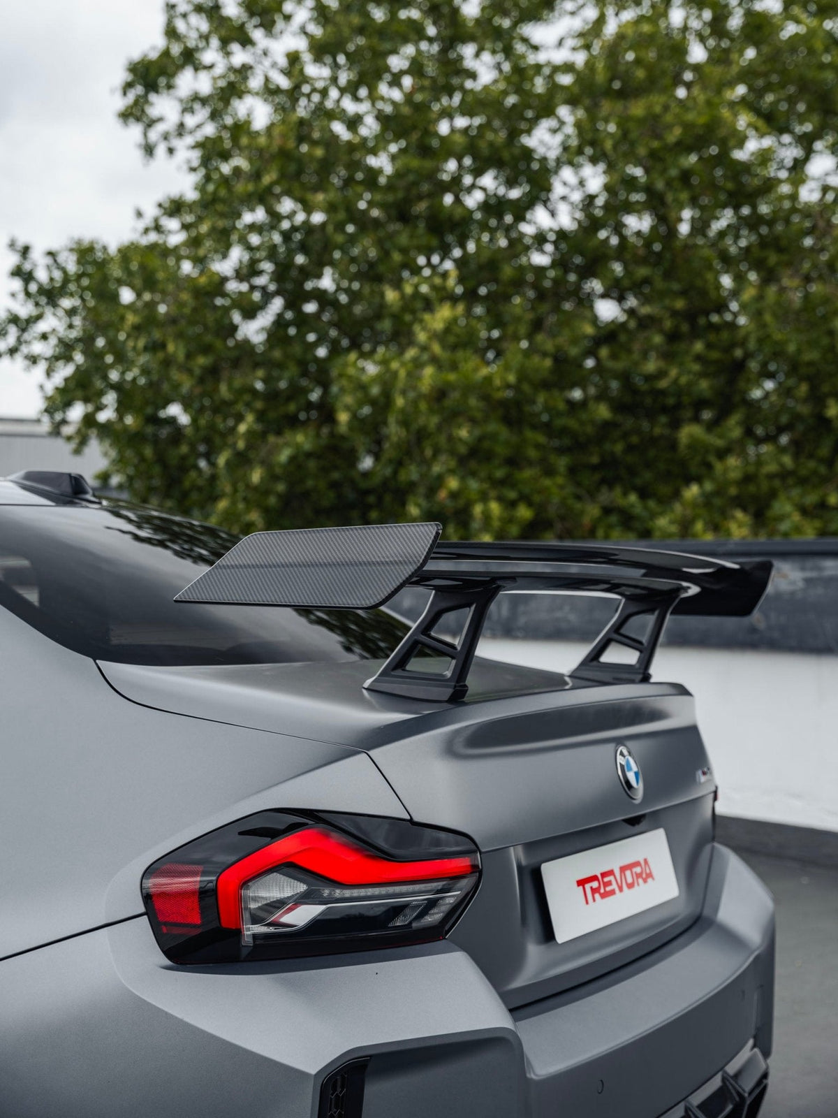 BMW G87 M2 TR87 Track Pre-Preg Carbon Fibre Rear Wing by TREVORA (2022+)