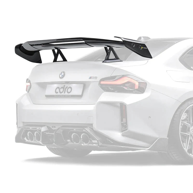 BMW M2 G87 Pre-Preg Carbon Fibre AT-R3 Swan Neck Rear Wing by Adro (2023 on) | Forge Automotive