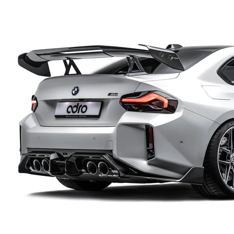 BMW M2 G87 Pre-Preg Carbon Fibre AT-R3 Swan Neck Rear Wing by Adro (2023 on) | Forge Automotive