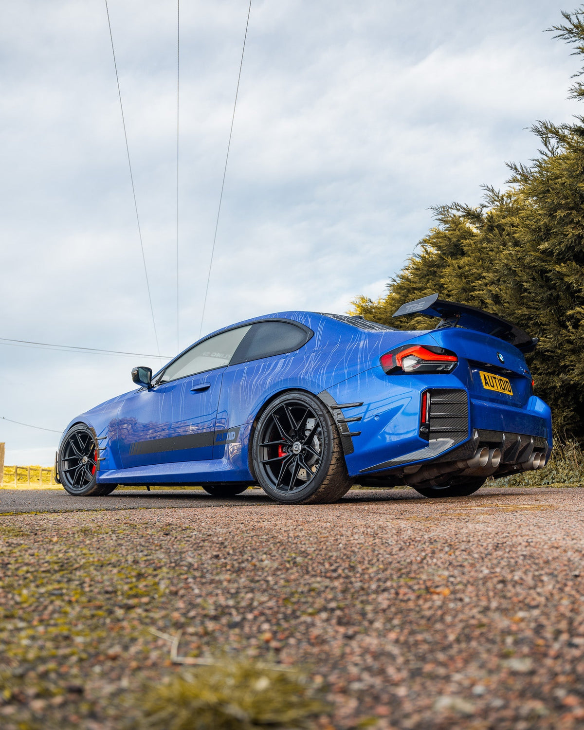 BMW M2 G87 Pre-Preg Carbon Fibre Rear Fender Trim Spats by FORM | Forge Automotive