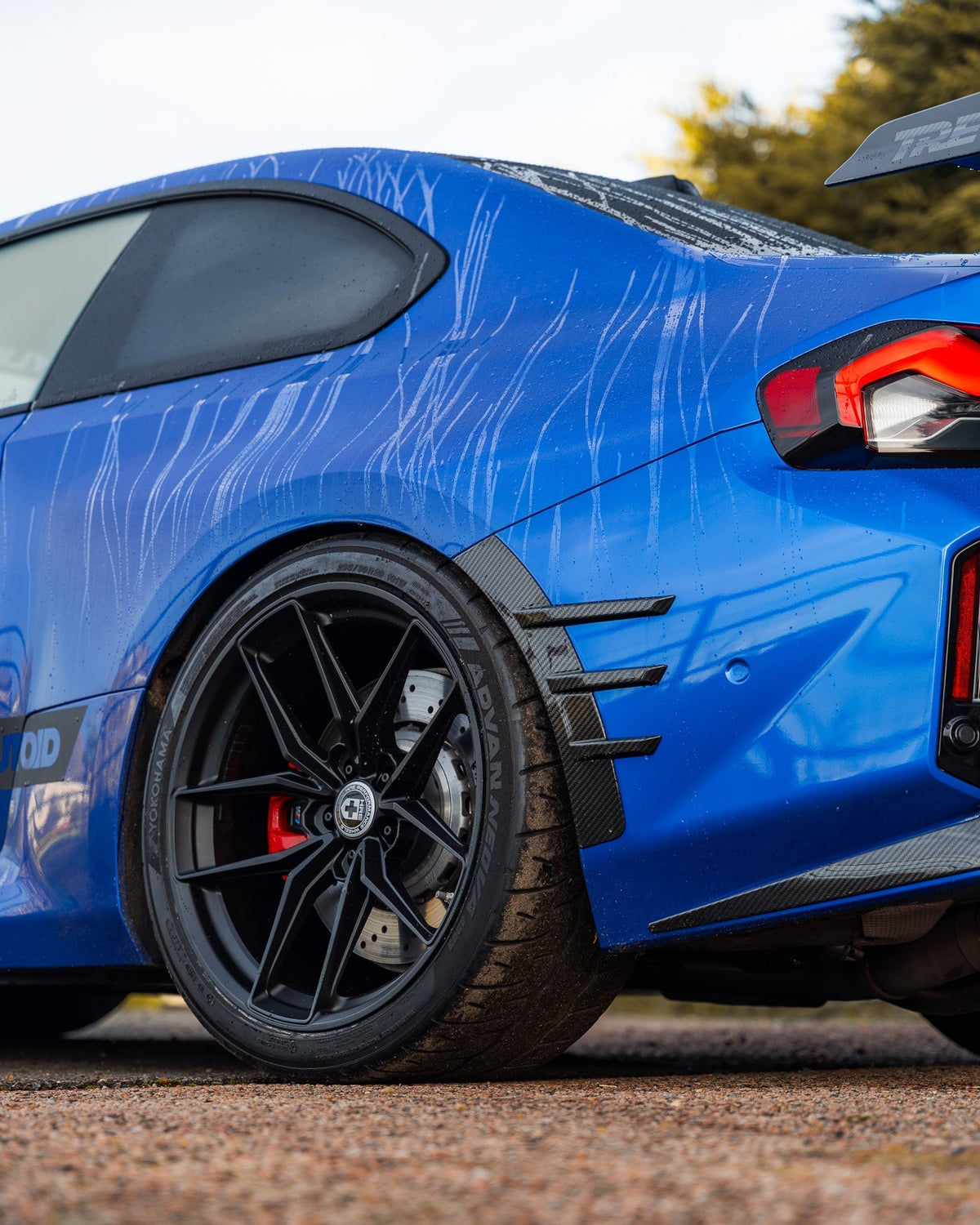 BMW M2 G87 Pre-Preg Carbon Fibre Rear Fender Trim Spats by FORM | Forge Automotive