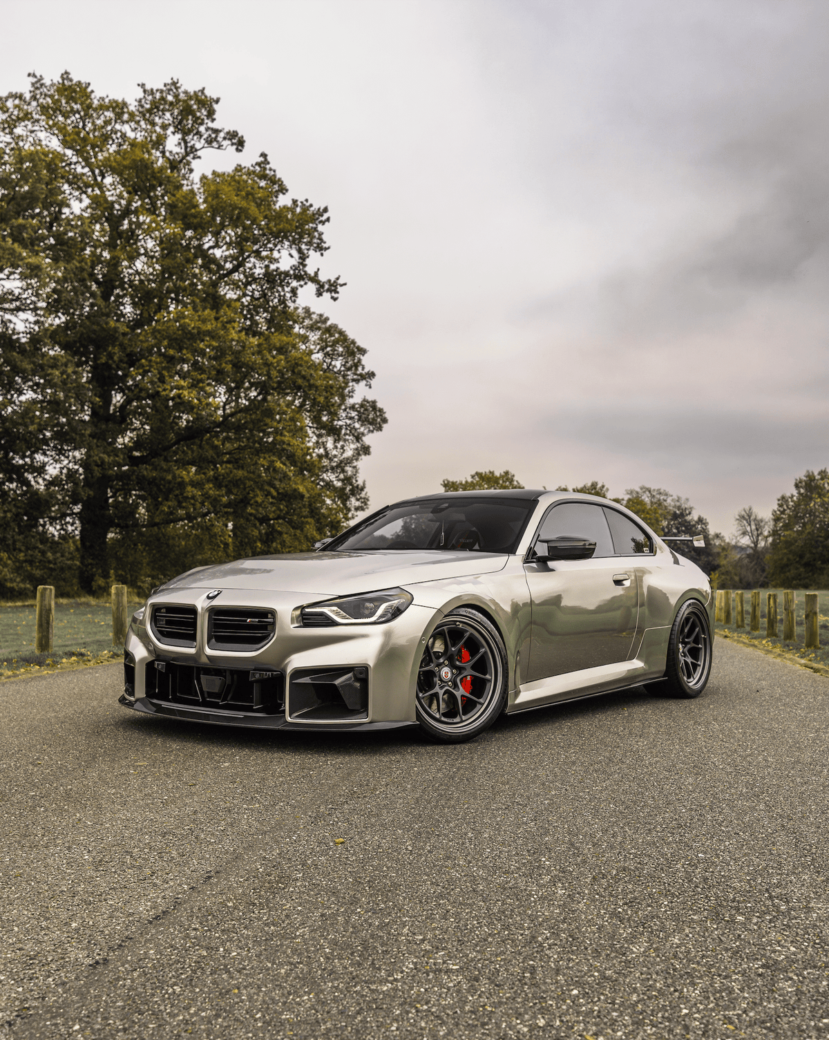 BMW M2 G87 Pre-preg Carbon Fibre TR87 Flat Side Skirts by TREVORA (2023+)