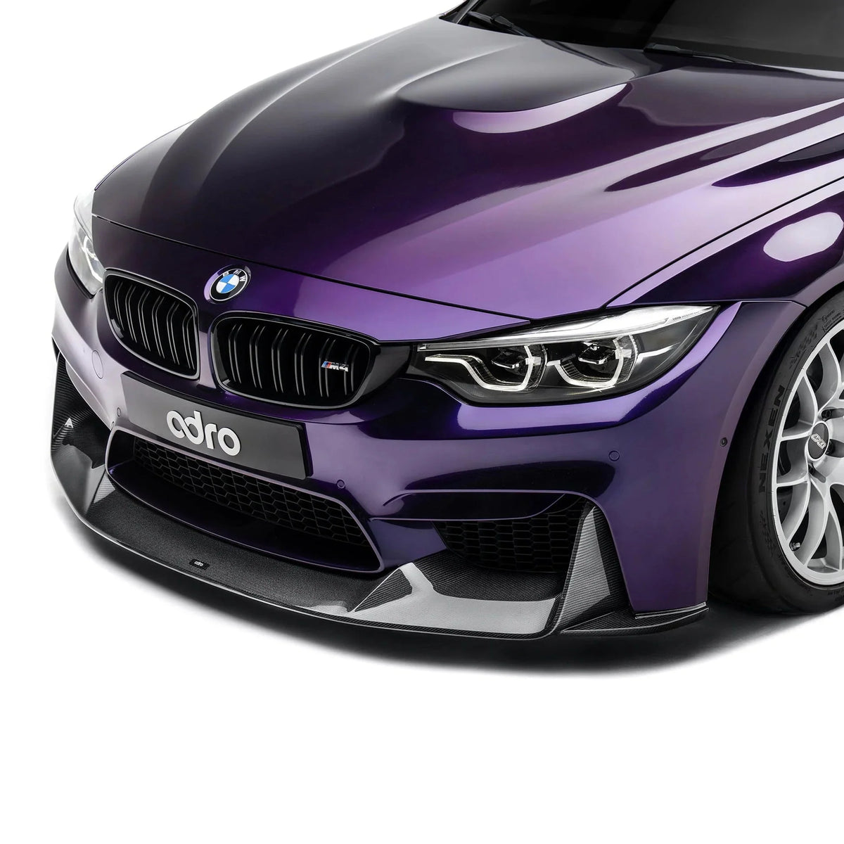 BMW M3 F80 & M4 F82 F83 Carbon Fibre Front Lip V2 Final Edition by Adro (2014-2020) | Forge Automotive