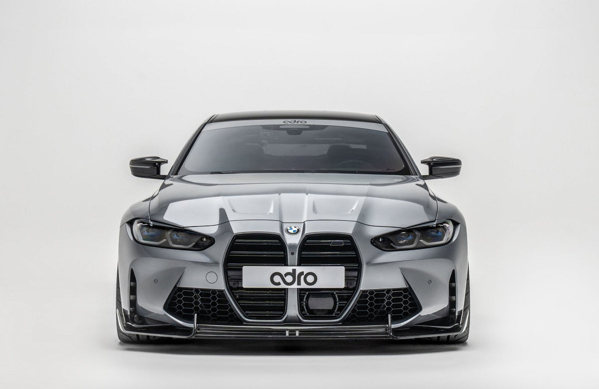 BMW M3 G80 G81 & M4 G82 G83 Dry Carbon Fibre Front Splitter by Adro (2021 on) | Forge Automotive