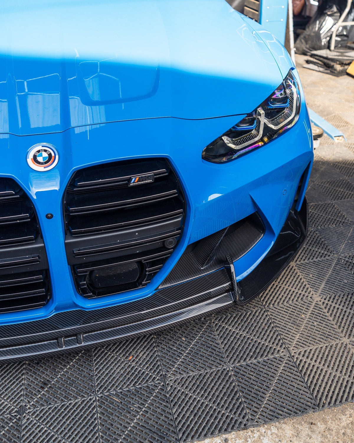 BMW M3 G80 G81 & M4 G82 G83 Dry Carbon Fibre Front Splitter by Adro (2021 on) | Forge Automotive