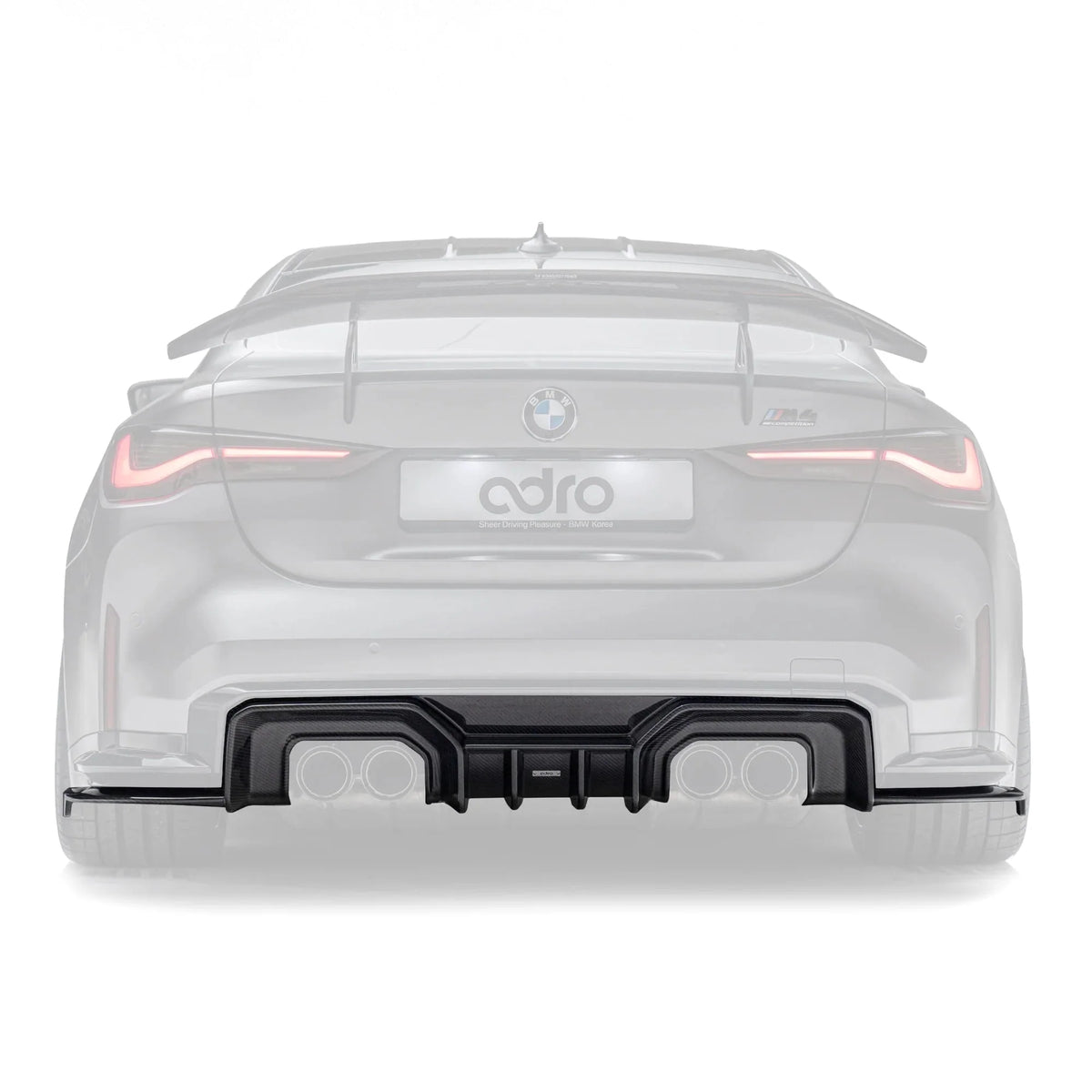 BMW M3 G80 G81 & M4 G82 G83 Dry Carbon Fibre Rear Diffuser by Adro (2021 on) | Forge Automotive