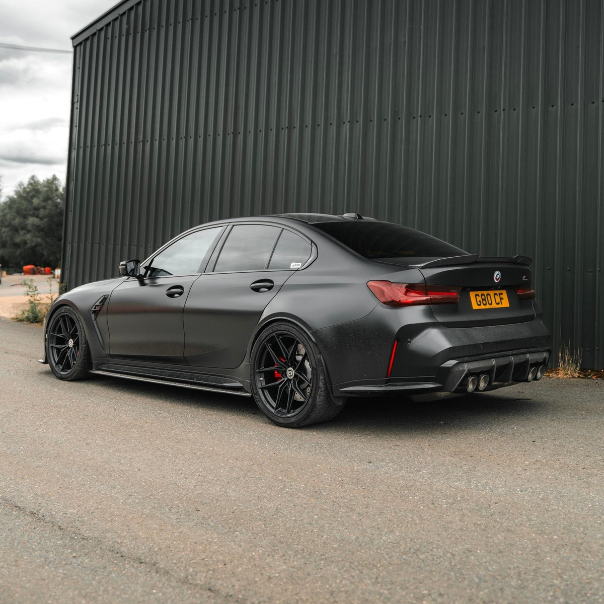 BMW M3 G80 G81 Pre-Preg Carbon Fibre PR-1 Side Skirts by TREVORA (2021 on) | Forge Automotive