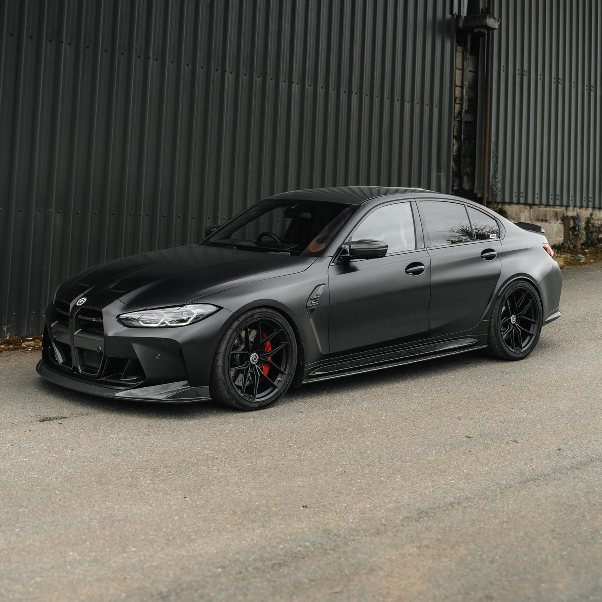 BMW M3 G80 G81 Pre-Preg Carbon Fibre PR-1 Side Skirts by TREVORA (2021 on) | Forge Automotive