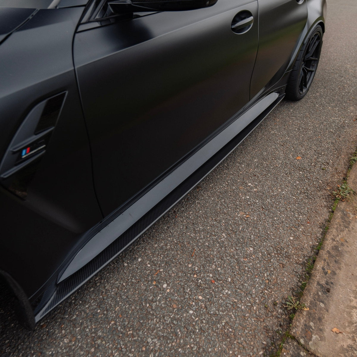 BMW M3 G80 G81 Pre-Preg Carbon Fibre PR-1 Side Skirts by TREVORA (2021 on) | Forge Automotive