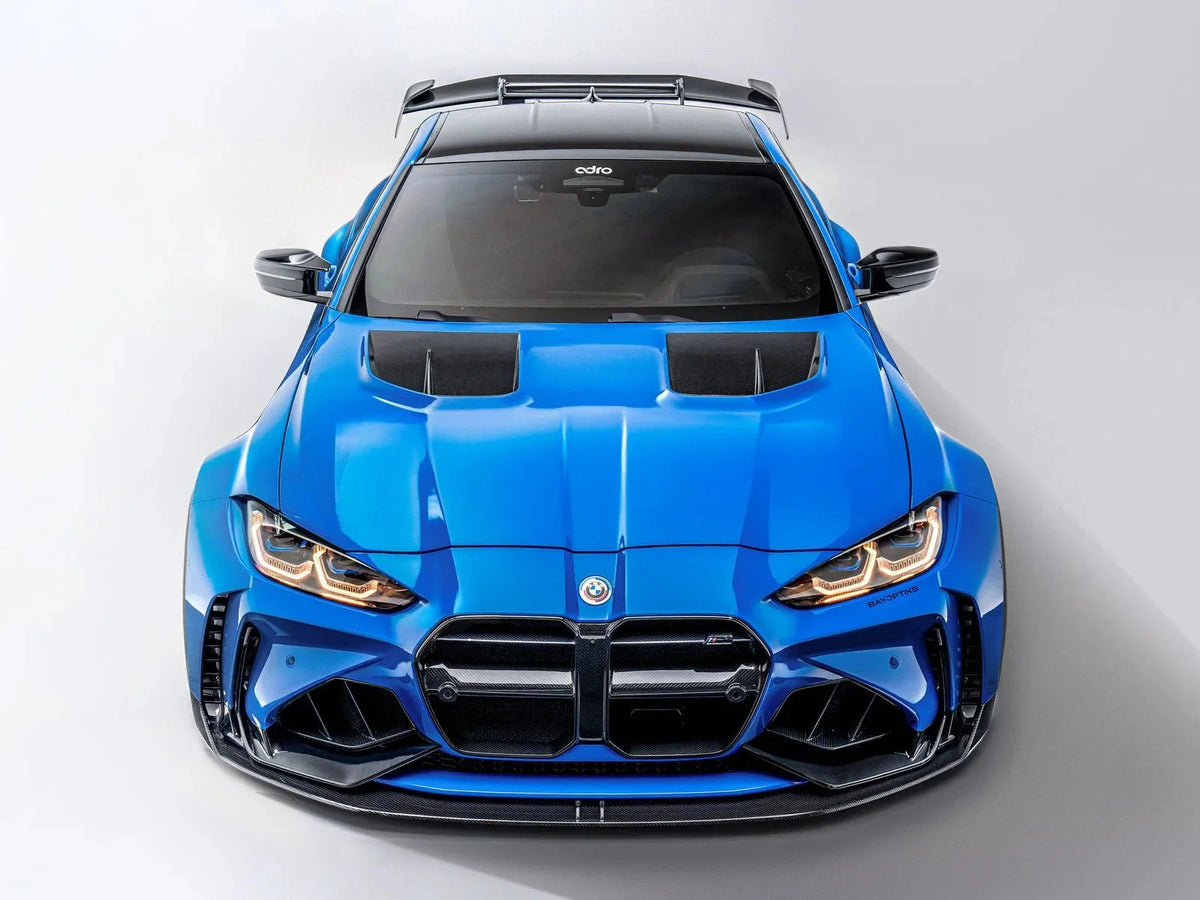 BMW M3 G80 G81 & M4 G82 G83 Dry Carbon Fibre Vented Front Bonnet by Adro (2021 on) | Forge Automotive
